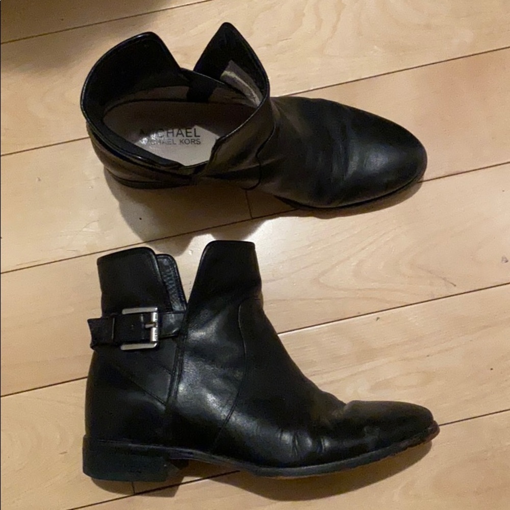 Michael Kors Leather Ankle Boot